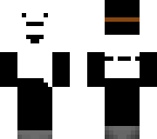 black and white noob with mask