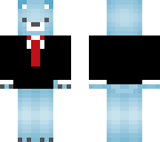 blue bear with tux