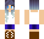 blue girl
