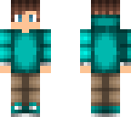 cyan hoodie