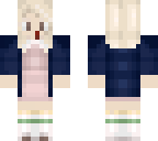 eleven with wig and nosebleed