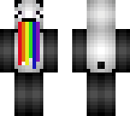 panda drooling rainbows