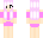 pink bathing suit