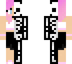 pink half skeleton