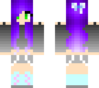 purple hair teen girl