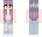 purple haired girl