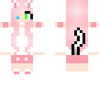 white  and pink neko