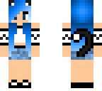 blue cat girl