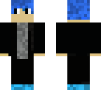 cool blue haired guy