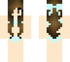cute bikini brown hair