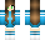 cute blue wolf girl