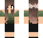 floral brunette