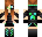 Gamer girl Neons | Minecraft Skin