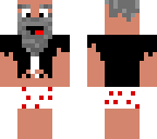 old man in underpants