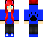 paw hoodie girl