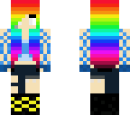 rainbow fighter girl
