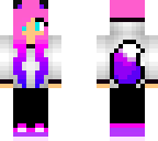 rainbow galaxy fox girl