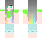 rainbow pastel girl