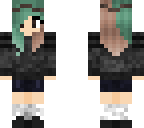 tumblr half and half hair girl
