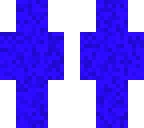 blue minecraft boy