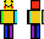 colourful pikachu