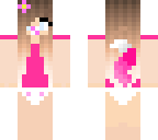 cute pink wolf baby