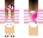 pink baby wolf