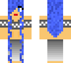 blue hair