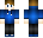 blue hoodie