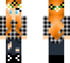 ginger in flannel