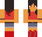 red girl with normal hair