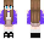 violet skin kawaii girl