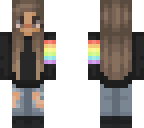with rainbow band bc pride month