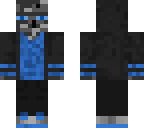 a bedrockenderman wearing pixelninja's hood
