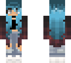 blue hair