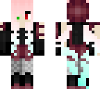 demon pink hair girl
