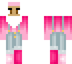 fuzzy sweater girl overall