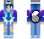 galaxy blue pastel girl