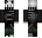 gray and black enderman boy