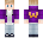 purple hoodie boy