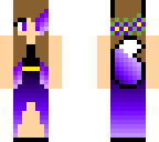 purple wolf girl