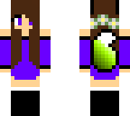 purple wolf girl