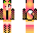 sunset wolf girl