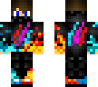 blue and red