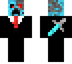 blue cyborg creeper