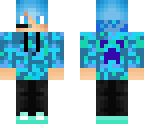 blue flaming guy