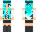 blue hair pirate girl