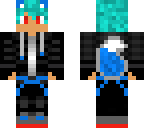 blue haired wolf