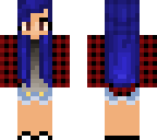 girl in plaid