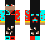 weird fire ice boy